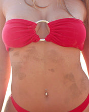 Carregar imagem no visualizador da galeria, CAPRI BANDEAU BIKINI TOP 01 - RED